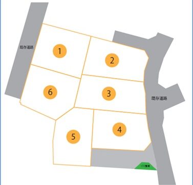 大内千坊五丁目分譲地（全6区画）