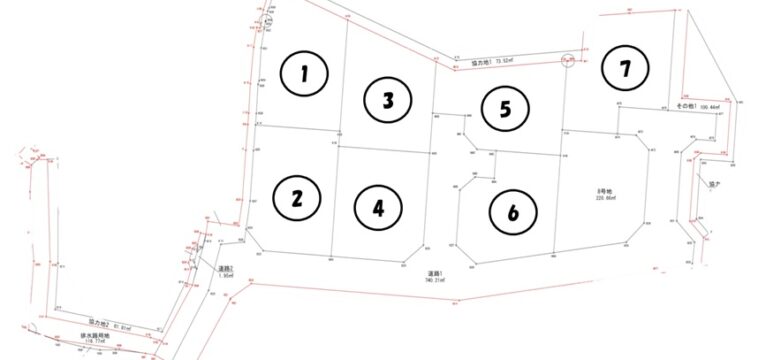 吉田字上見越分譲地(全8区画) 吉田字上見越分譲地(全8区画)